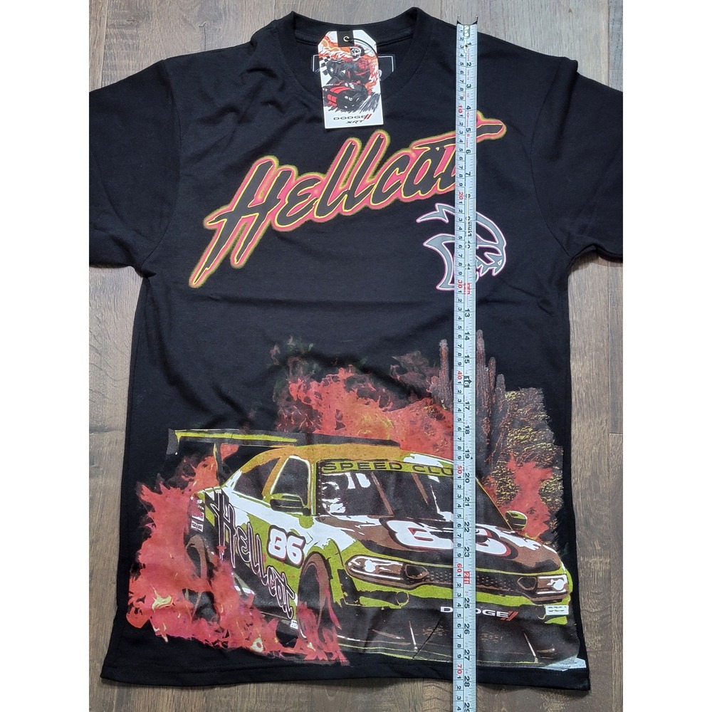 Dodge Hellcat SRT Graphic TShirt Black Mens Medium Limited Edition Collaboration